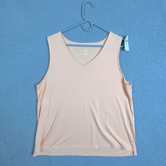 J Jill women’s Peach Sleeveless Top size XL - Picture 2 of 11